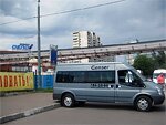 Бесплатный автобус Genser в пункт аренды автомобилей АрендаАвто-члб на ул.Добролюбова